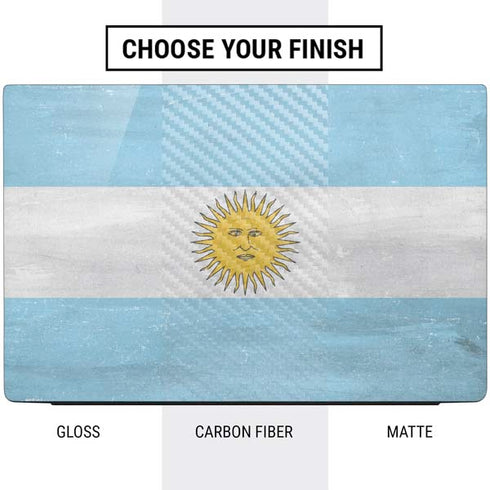 Argentina Flag Distressed Dell Vostro Skin